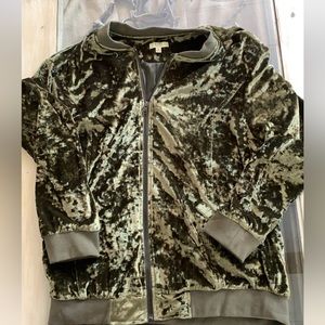 Velvet Oversized Jacket